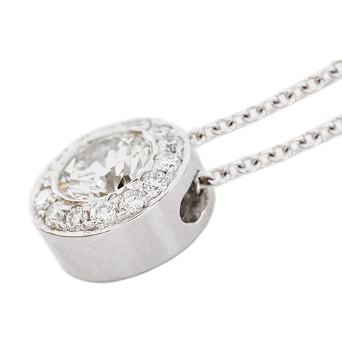 #16426 Adela Bezel Pendant - Image 5