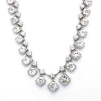 antique diamond necklace