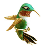 hummingbird pin