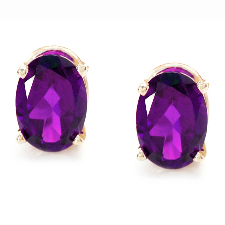 Solitaire Gemstone Earrings - Image 2