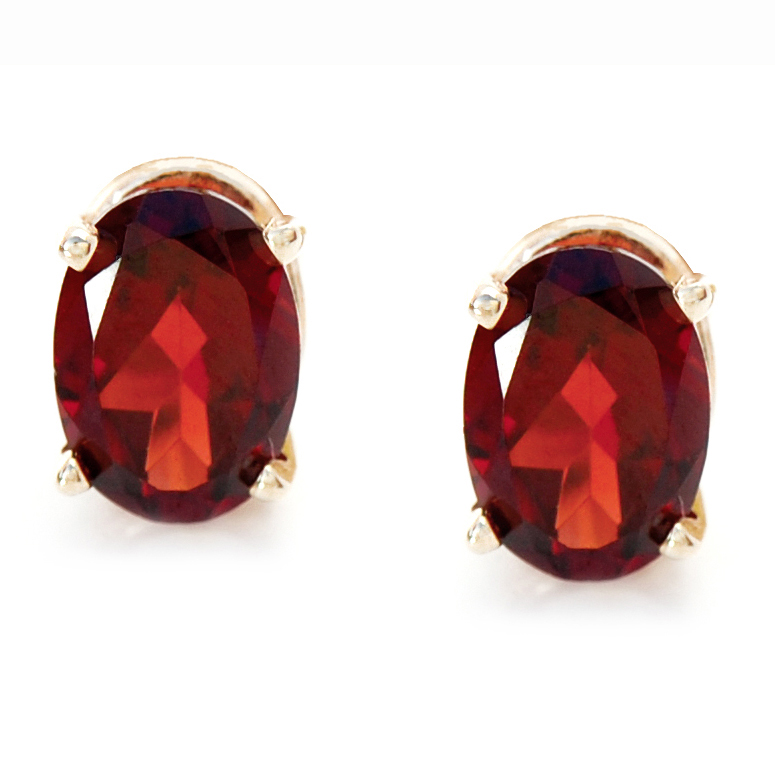 Solitaire Gemstone Earrings - Image 4