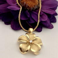 plumeria necklace