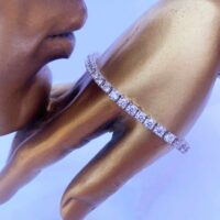 #13620 Platinum Diamond Bracelet