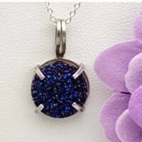 #32250 Drusy Quartz Pendant