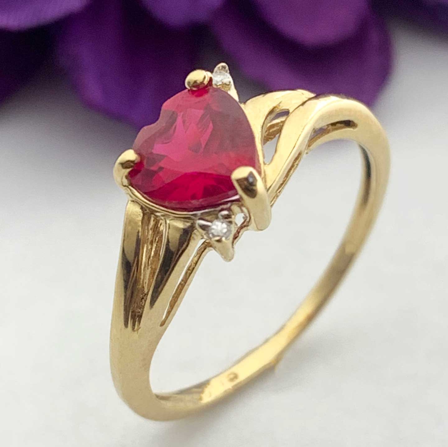 #31913 Ruby and Diamond Ring - Image 2
