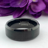 #33066 Mans Black Matte Tungsten Band