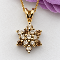 #31923 Starburst Diamond Pendant