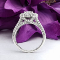 #31635 Lavella Halo Diamond Engagement Ring