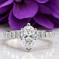 #32793 Pear Shape Diamond Engagement Ring